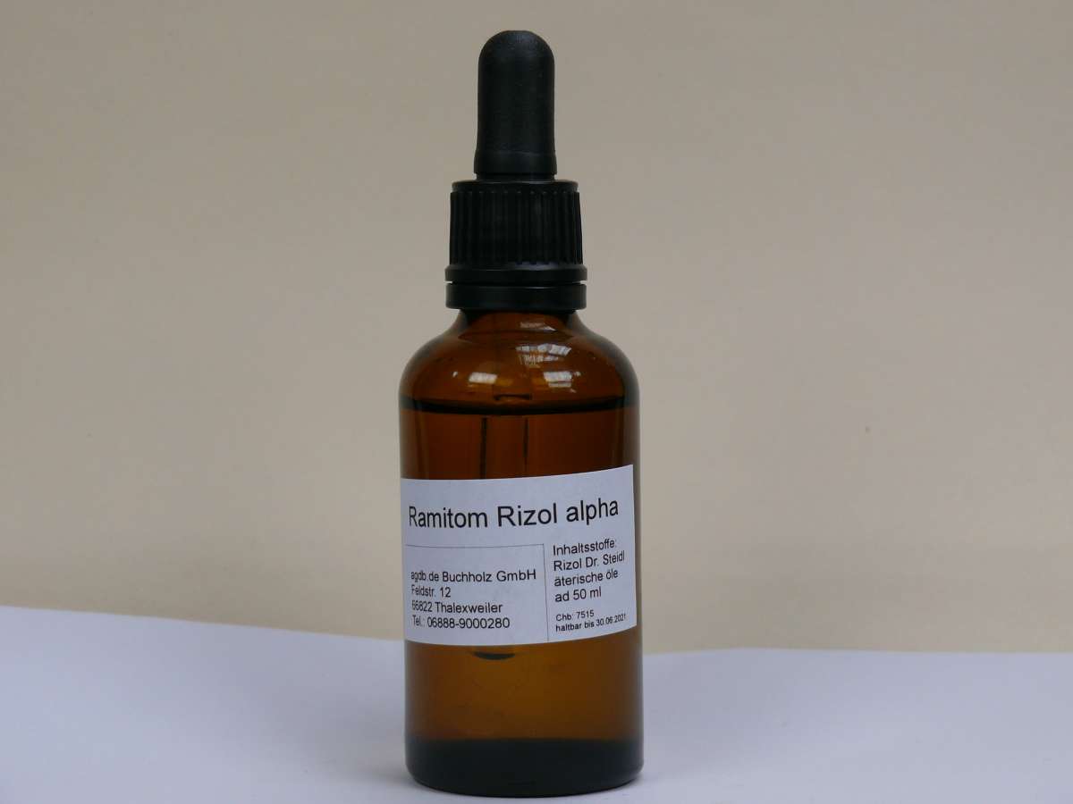 Rizol Rohstoff Rizol alpha 50ml | Rizole nach Dr Steidl | Ausleitung | AGDB Online-Shop
