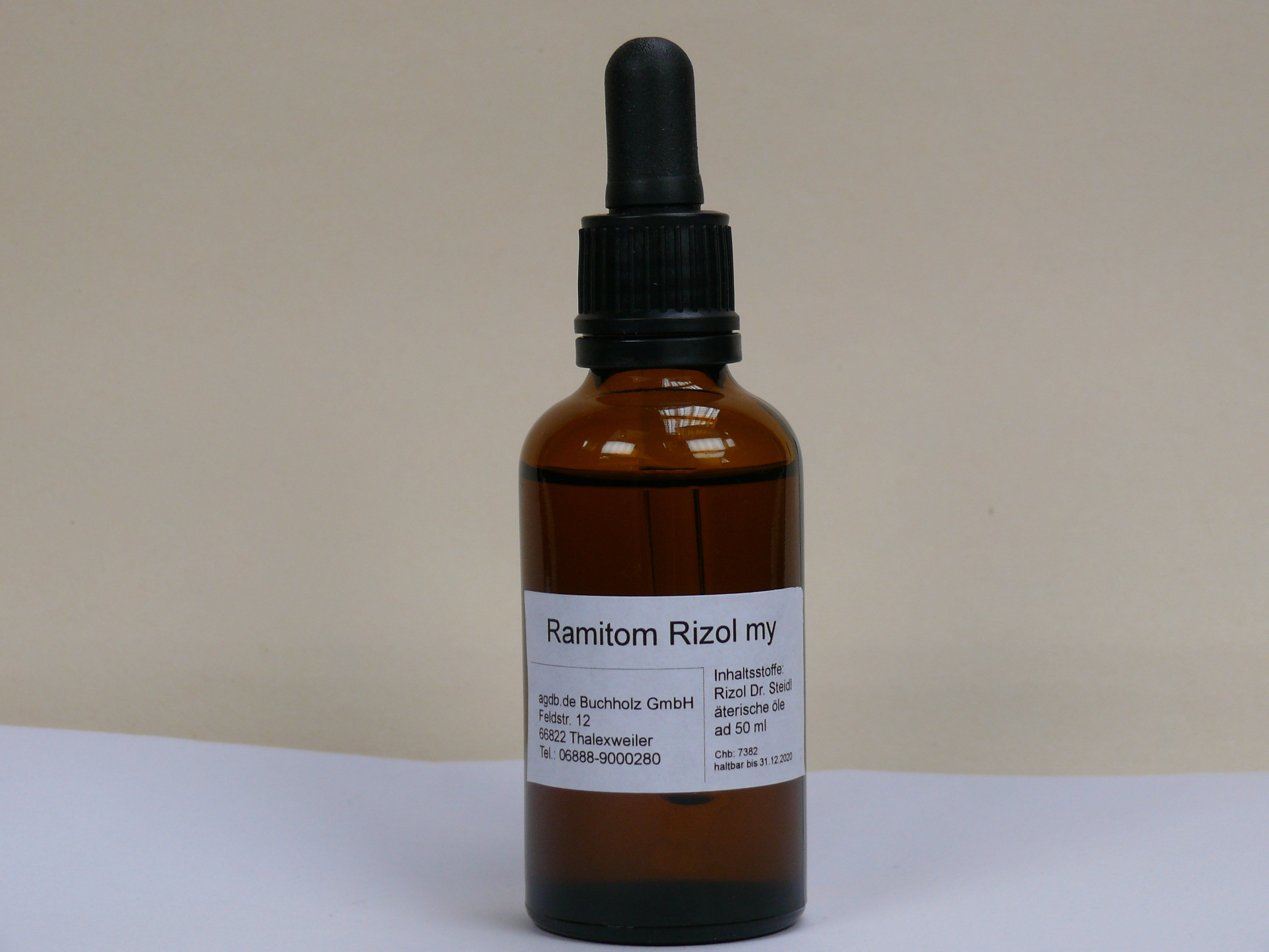 Rizol Rohstoff Rizol my 50ml | Rizole nach Dr Steidl | Ausleitung | AGDB Online-Shop